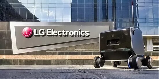 LG представляет новую версию робота для доставки заказов