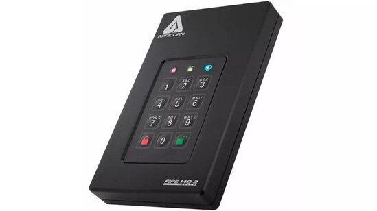 Apricorn представила самый ёмкий внешний SSD-накопитель в мире